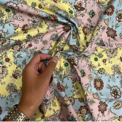 Liberty bomuldspoplin i pastelfarver - pr. 0,25 meter 