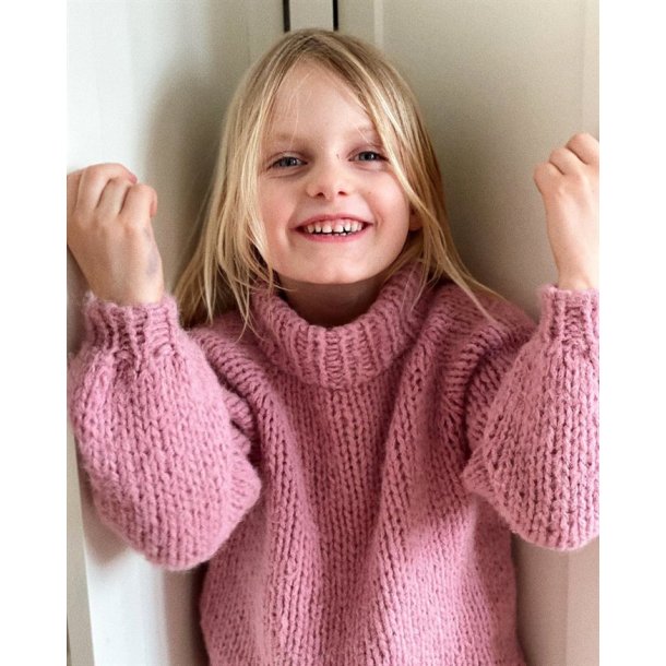 Louisiana Sweater Junior - strikkeopskrift fra PetiteKnit