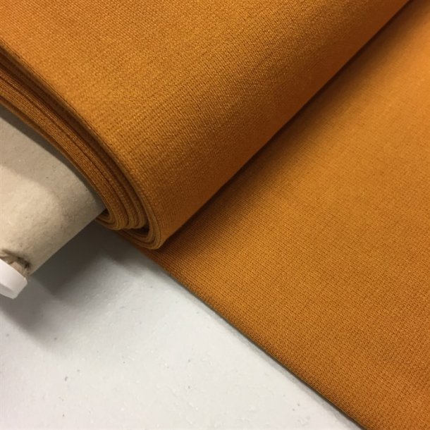 Luksus jersey i brndt karry fv. 18 - pr. 0,25 meter