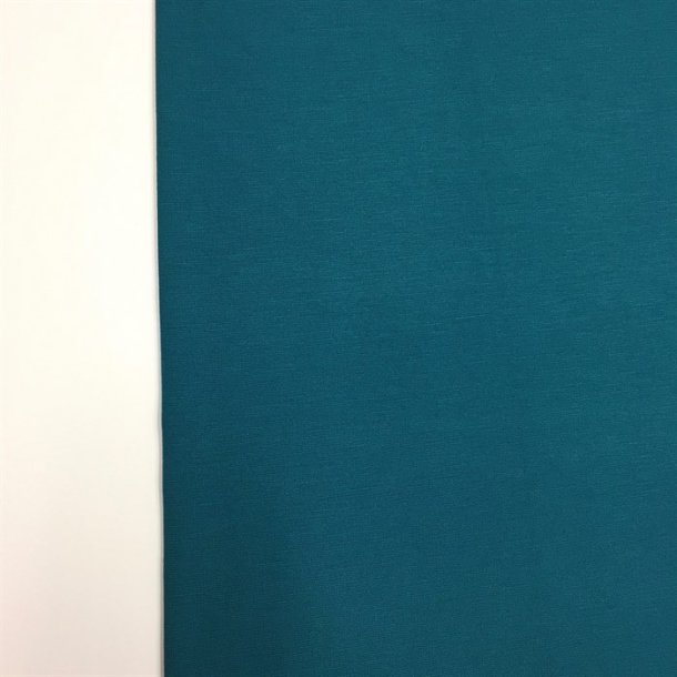 Luksusjersey i petrol - pr. 0,25 meter