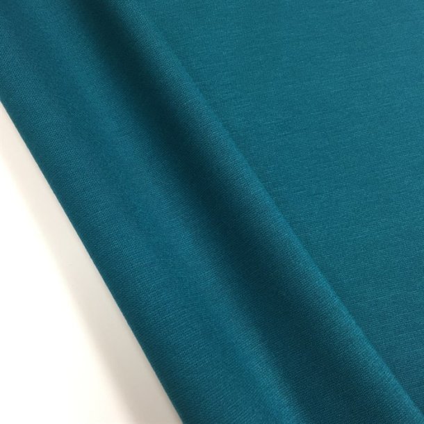Luksusjersey i petrol - pr. 0,25 meter