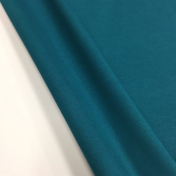 Luksusjersey i petrol - pr. 0,25 meter
