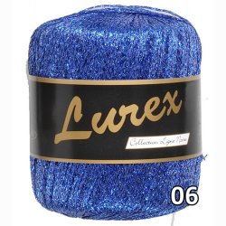 Lurex garn med glimmer-effekt