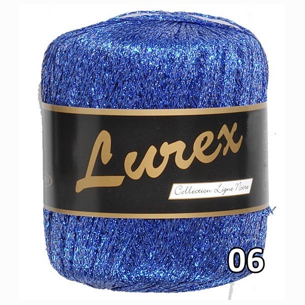 Lurex garn med glimmer-effekt
