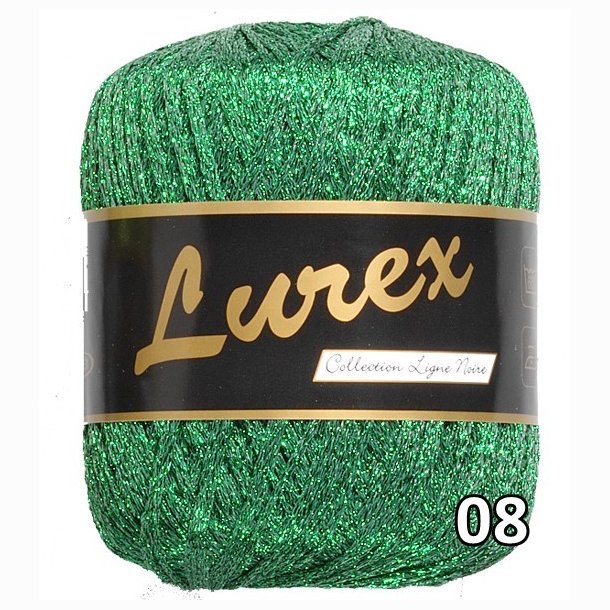 Lurex garn med glimmer-effekt
