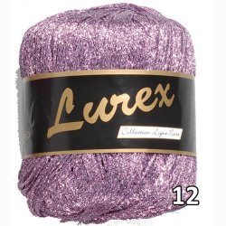 Lurex garn med glimmer-effekt