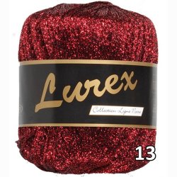 Lurex garn med glimmer-effekt