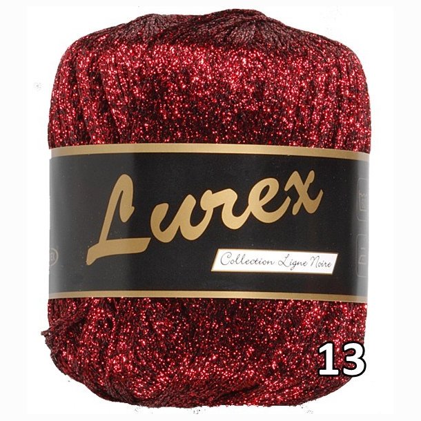 Lurex garn med glimmer-effekt