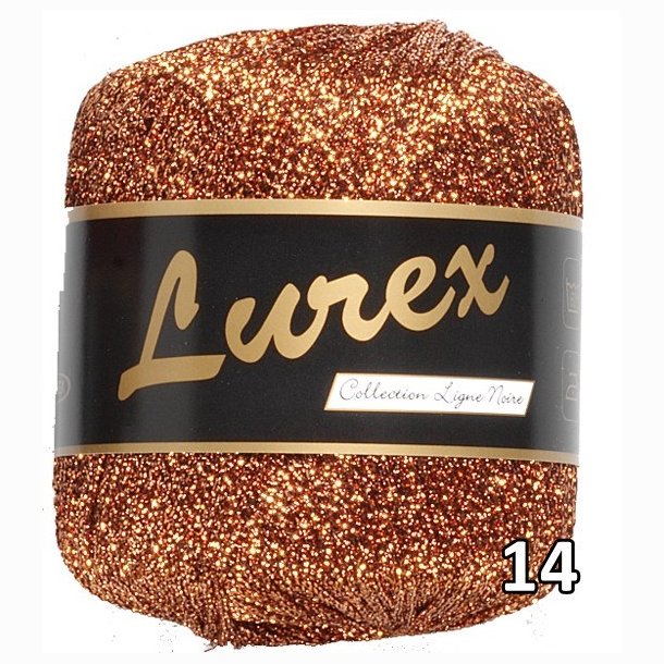 Lurex garn med glimmer-effekt