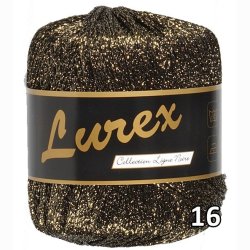 Lurex garn med glimmer-effekt