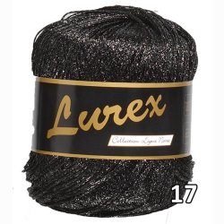 Lurex garn med glimmer-effekt