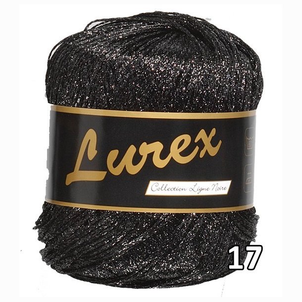 Lurex garn med glimmer-effekt