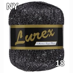 Lurex garn med glimmer-effekt