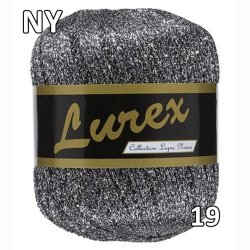 Lurex garn med glimmer-effekt