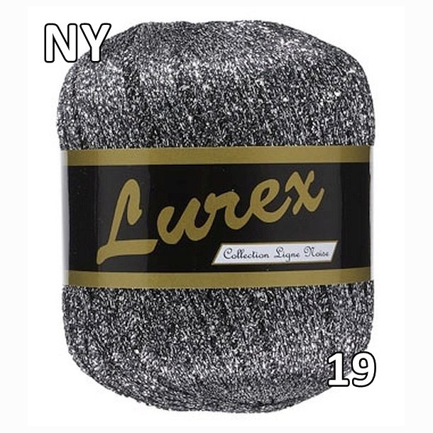 Lurex garn med glimmer-effekt