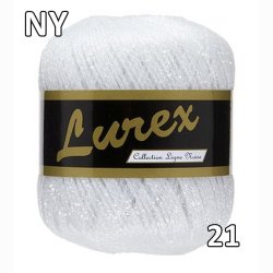 Lurex garn med glimmer-effekt