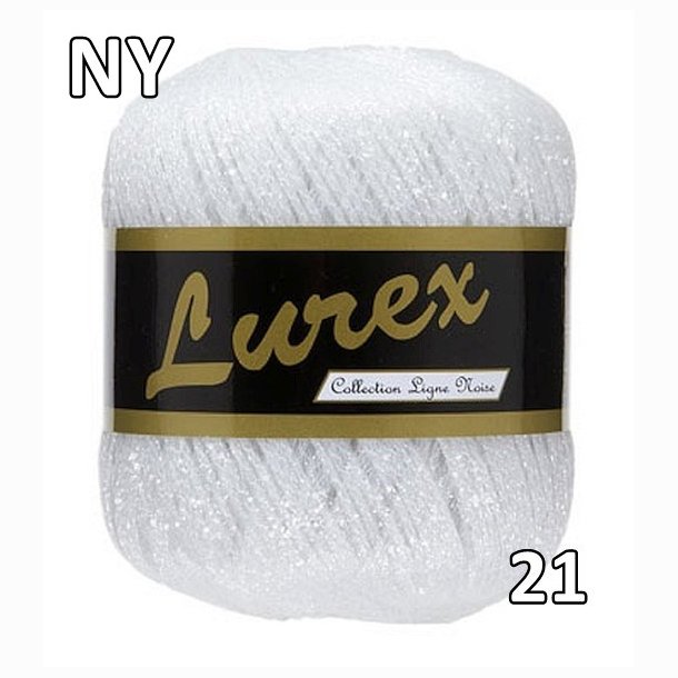 Lurex garn med glimmer-effekt