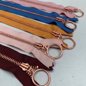 Lynlse med kobberring, 5 farver - 25 eller 30 cm lang