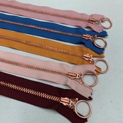 Lynlse med kobberring, 5 farver - 25 eller 30 cm lang