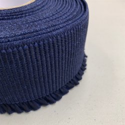 Marinebl elastik med flsekant - pr. meter 