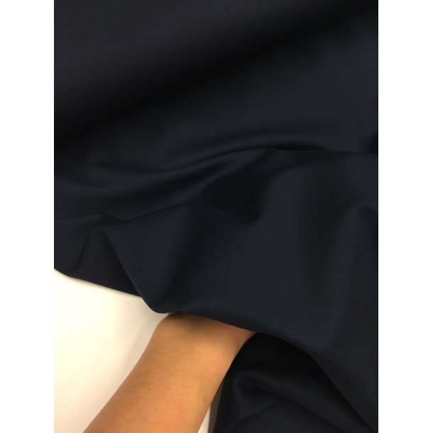Luksusjersey i marinebl/koboltbl/duebl - pr. 0,25 meter