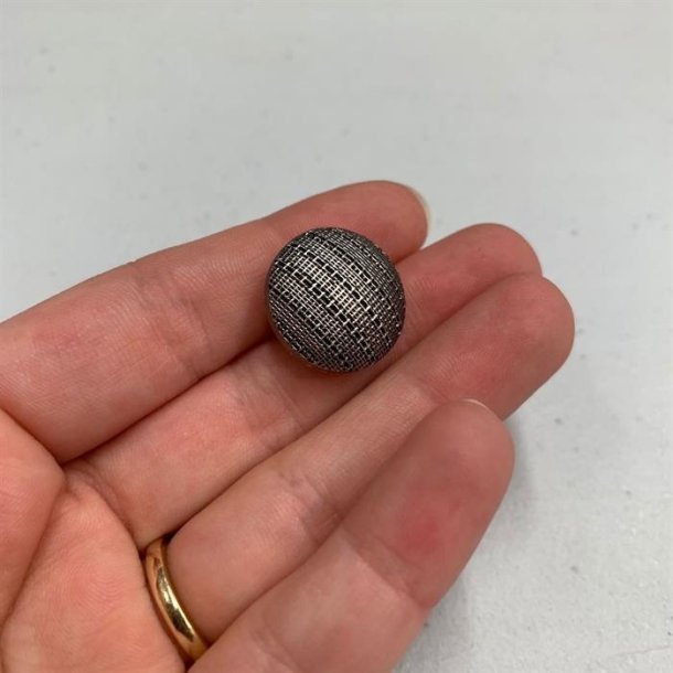 Metalgitter-knap, 18 mm