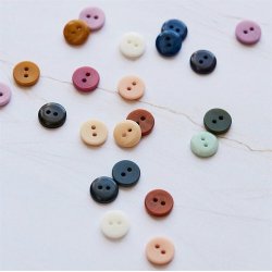 Blaze Corozo Button fra Mind the Maker, 11 mm med 2 huller