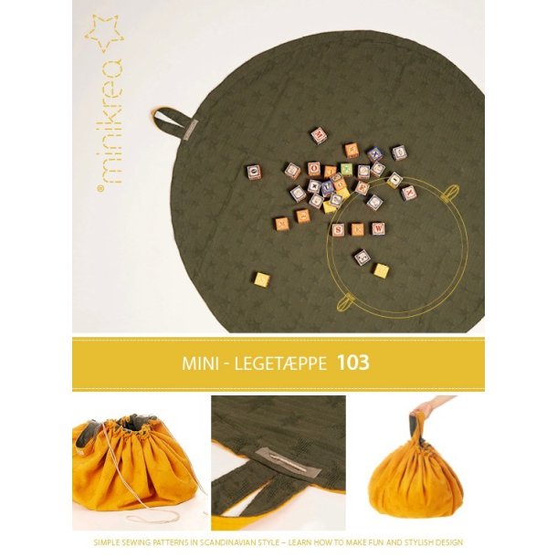 Mini Legetppe - Minikrea mnster 103