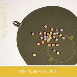 Mini Legetppe - Minikrea mnster 103