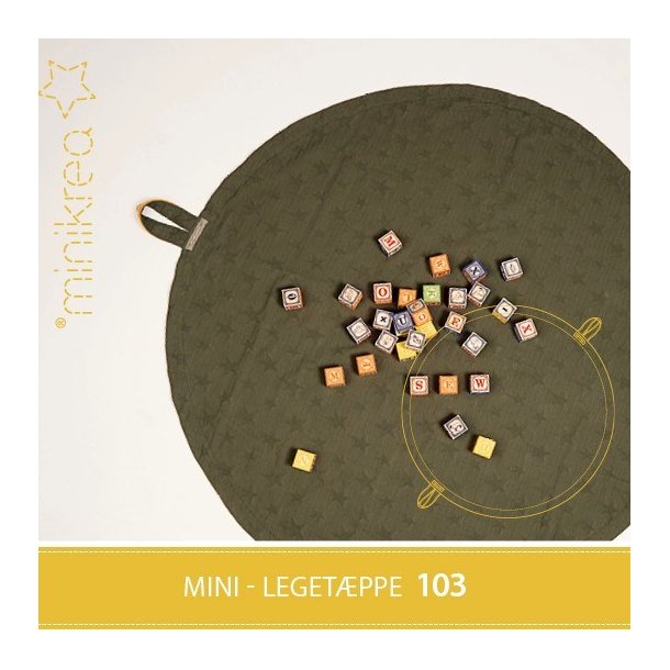 Mini Legetæppe - Minikrea mønster 103