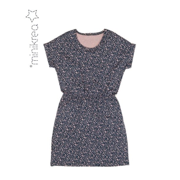Dolman kjole - Minikrea mnster 70050 