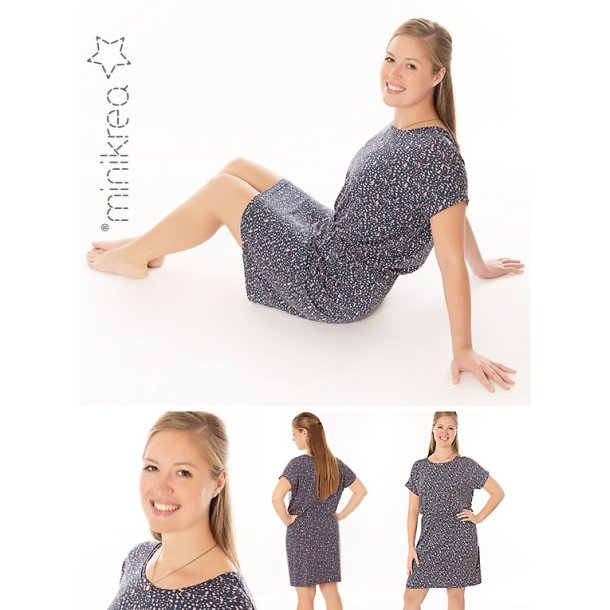 Dolman kjole - Minikrea mnster 70050 