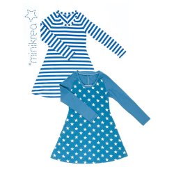 Raglan jersey kjole - MiniKrea m�nster 70044