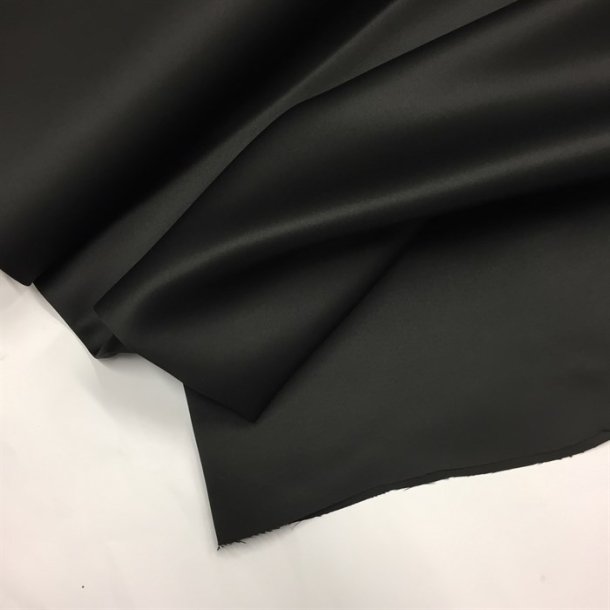 M�rkl�gningsstof til gardiner i sort - pr. 0,25 meter