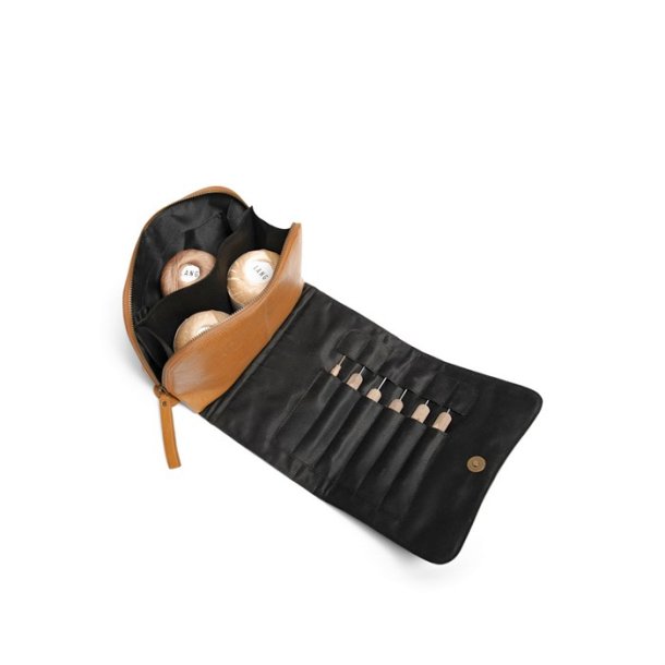 Muud - Hazel - Hkletaske / clutch i lder