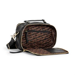 Muud - Heaven Hkletaske  Limited Edition - Kollektion i sort lder med guld trimmings