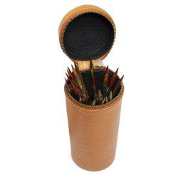 Muud - Holly - hndlavet, rrformet taske i lder