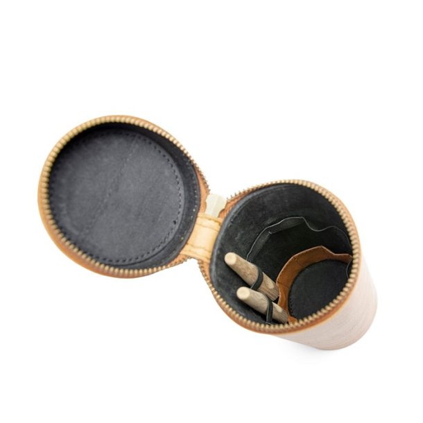 Muud - Holly - hndlavet, rrformet taske i lder