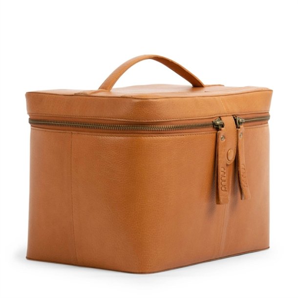 Muud - Lexi - Toilettaske i gte lder / Strikketaske