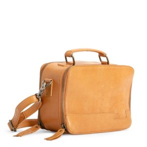 Muud - Lilly - Ldertaske til strikkeudstyr