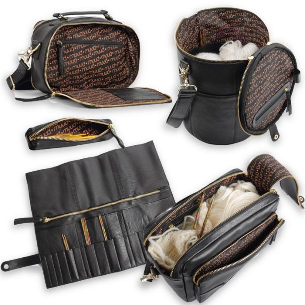 Muud - Hee Penalhus / hkleetui Limited Edition - Kollektion i sort lder med guld trimmings