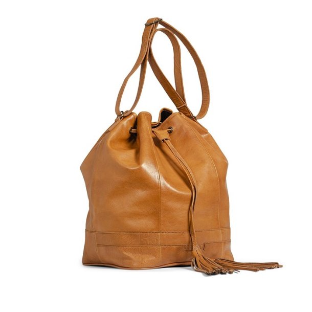 Muud - Marina hndlavet skuldertaske i gte lder