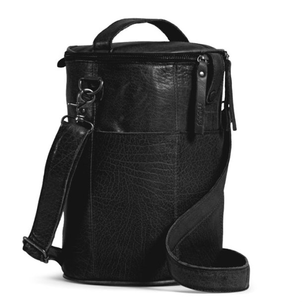 Muud - Saturn XL - Hndlavet strikketaske i lder.