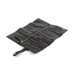 Muud - Stockholm Etui til udskiftelige pinde Limited Edition - Kollektion i sort lder med guld trimmings