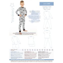 Nattj / pyjamas  - MiniKrea mnster 33470