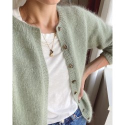Novice Cardigan - Mohair Edition - strikkeopskrift fra PetiteKnit