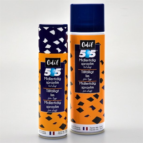 Odif 505 Spraylim - midlertidig tekstillim i to størrelser