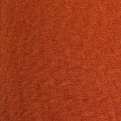 OEKO-TEX rib i brndt orange fv. 1714 - pr, 0,25 meter