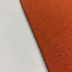 OEKO-TEX rib i brndt orange fv. 1714 - pr, 0,25 meter