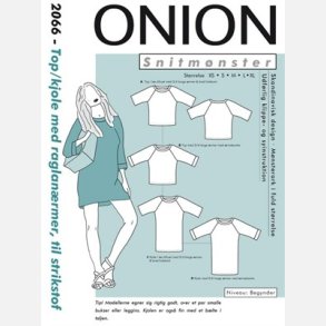 Onion 2066 - Top/kjole med raglan�rme. Snitm�nster